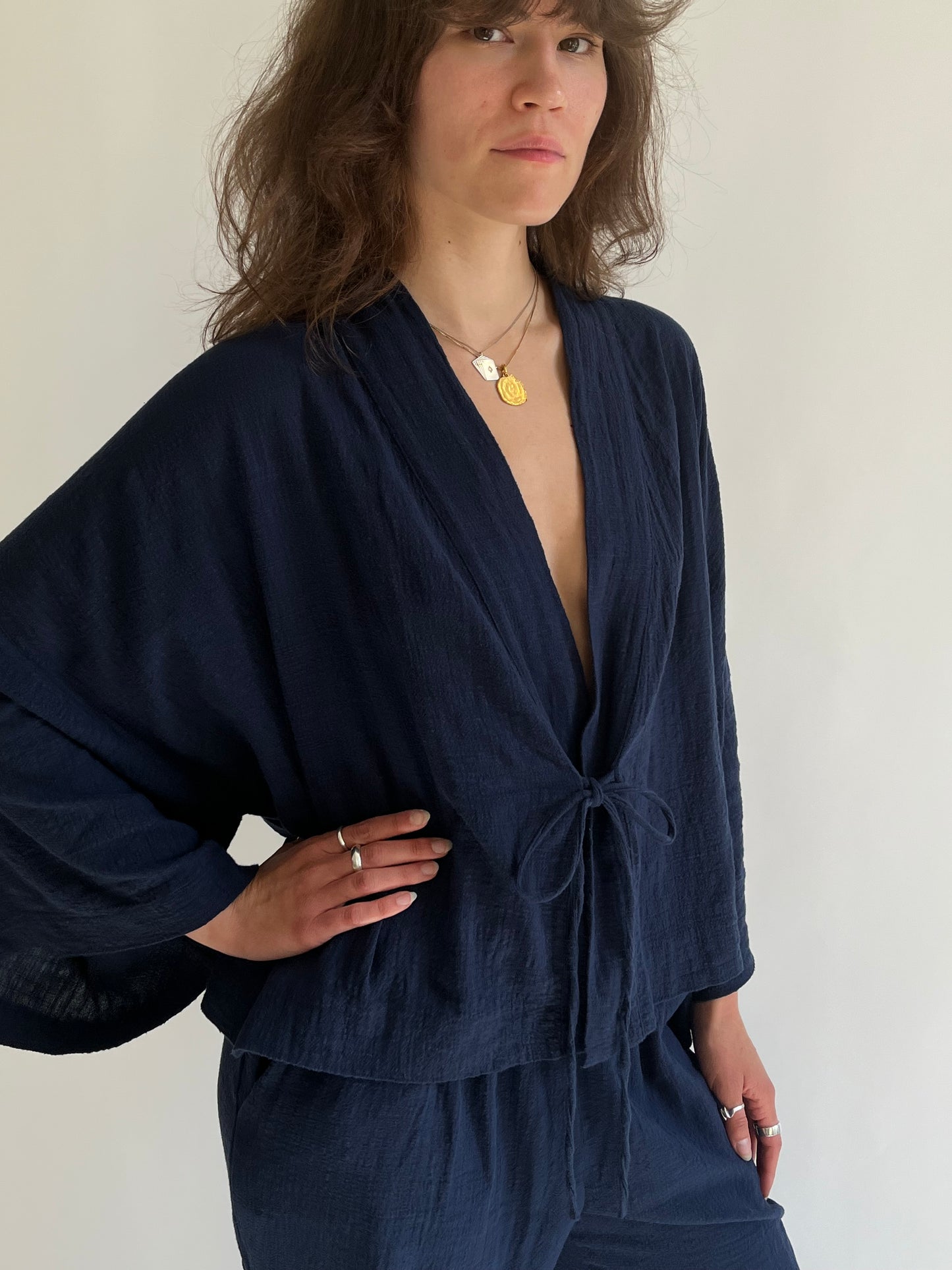 Kimono Astrid, Navy