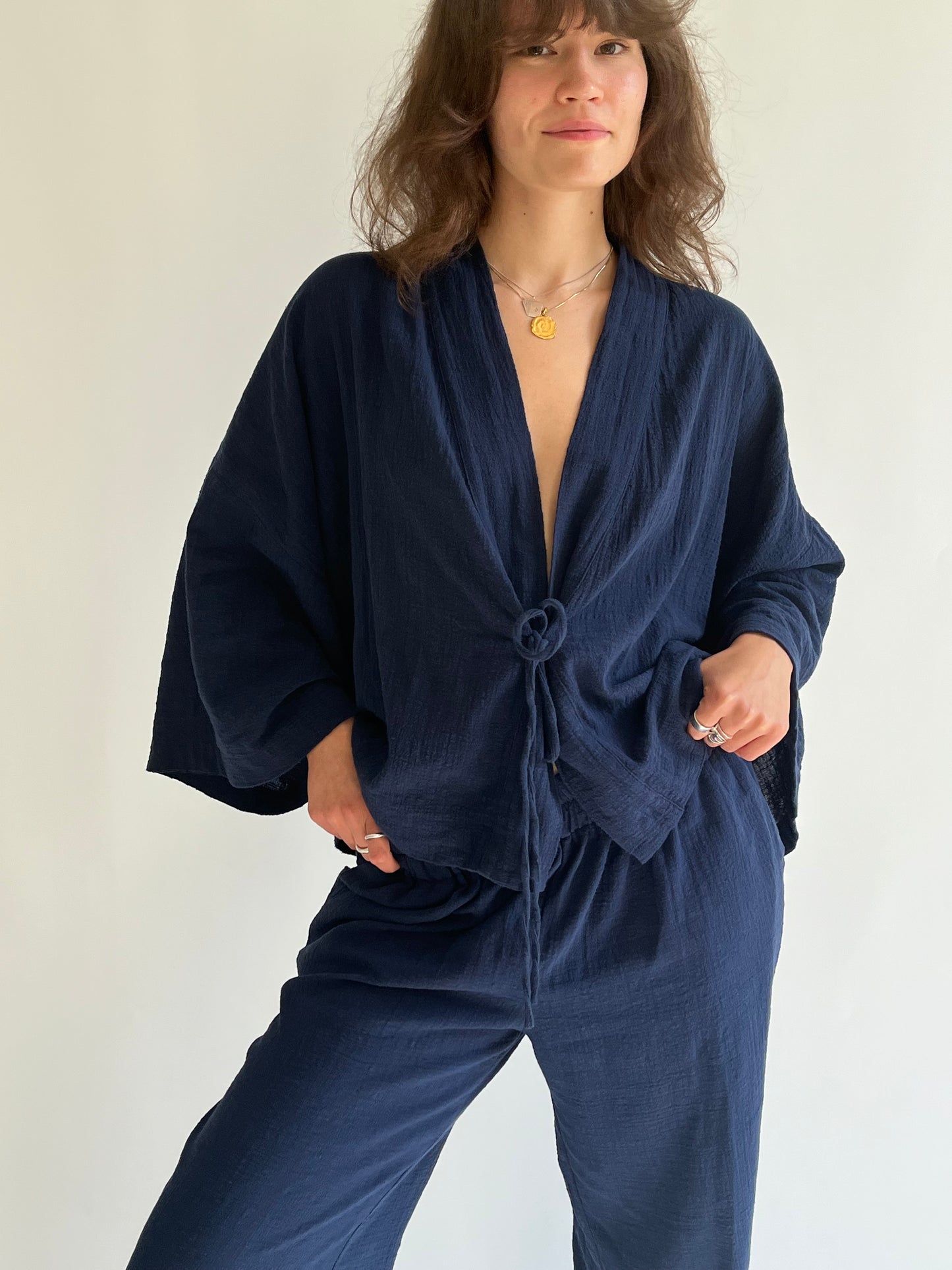 Kimono Astrid, Navy